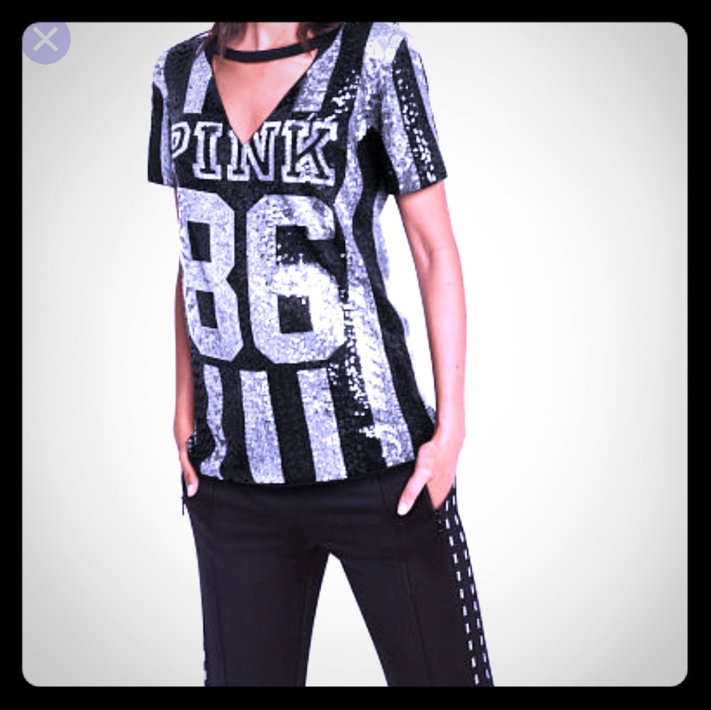 ⚠️RETURNED⚠️ Victoria's Secret Sequin Tshirt